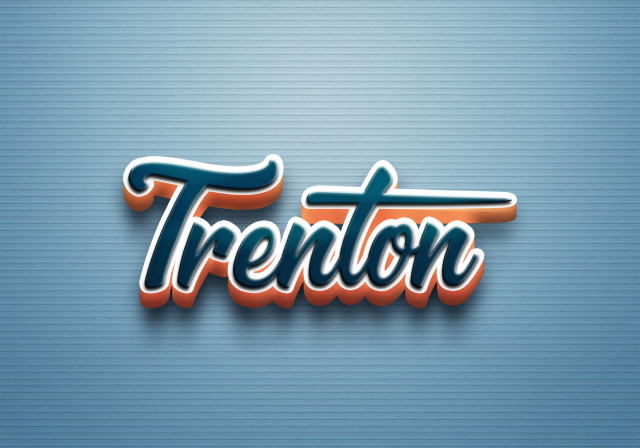 Free photo of Cursive Name DP: Trenton