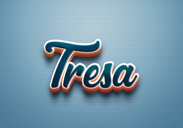 Free photo of Cursive Name DP: Tresa