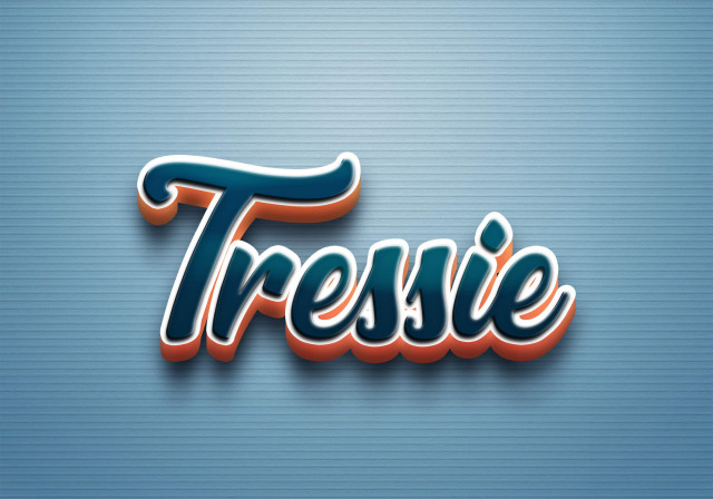 Free photo of Cursive Name DP: Tressie