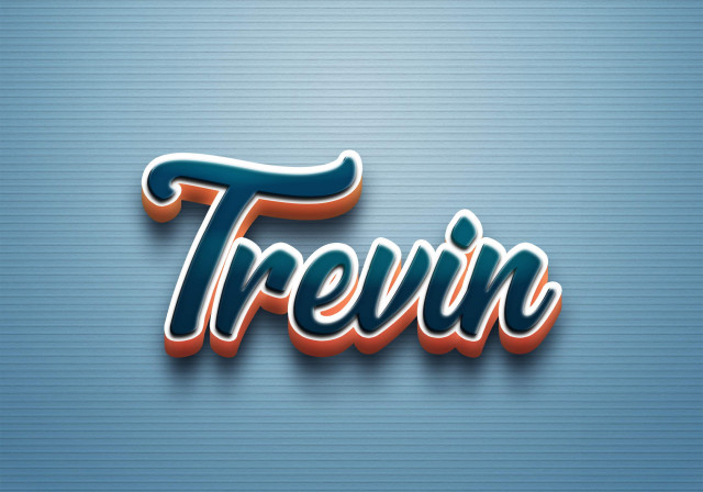 Free photo of Cursive Name DP: Trevin