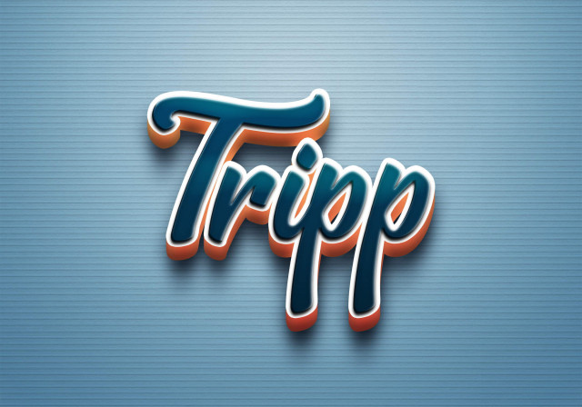 Free photo of Cursive Name DP: Tripp