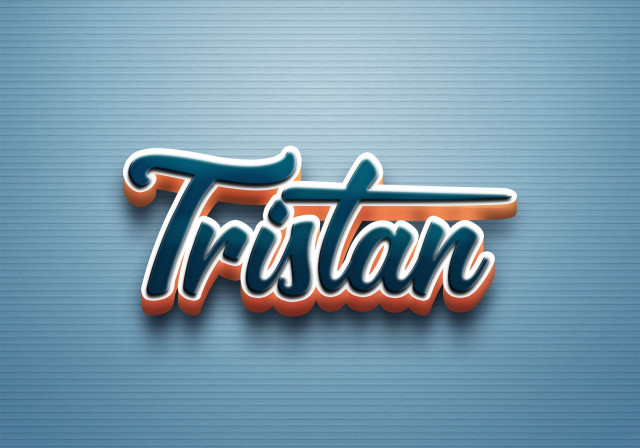 Free photo of Cursive Name DP: Tristan