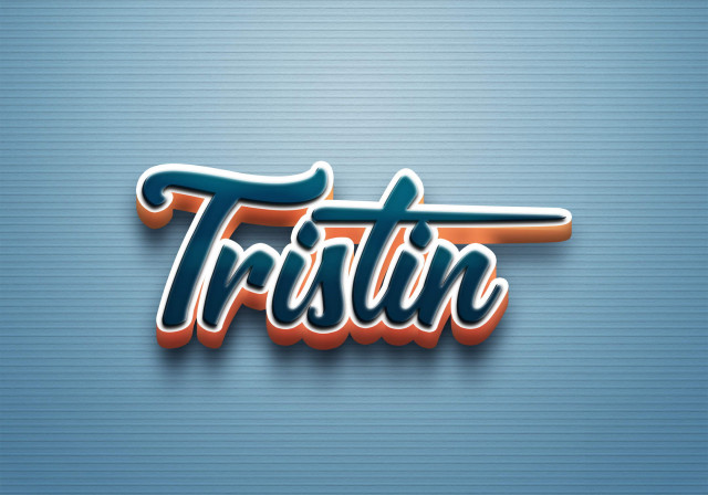 Free photo of Cursive Name DP: Tristin