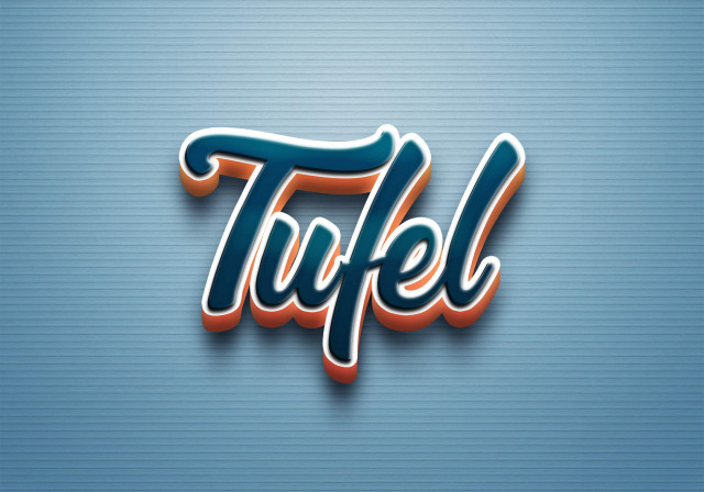 Free photo of Cursive Name DP: Tufel