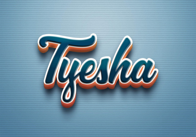 Free photo of Cursive Name DP: Tyesha