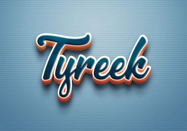 Free photo of Cursive Name DP: Tyreek