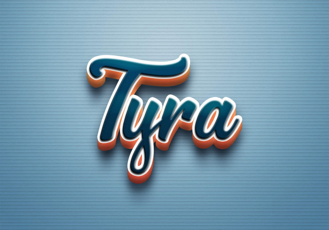 Free photo of Cursive Name DP: Tyra