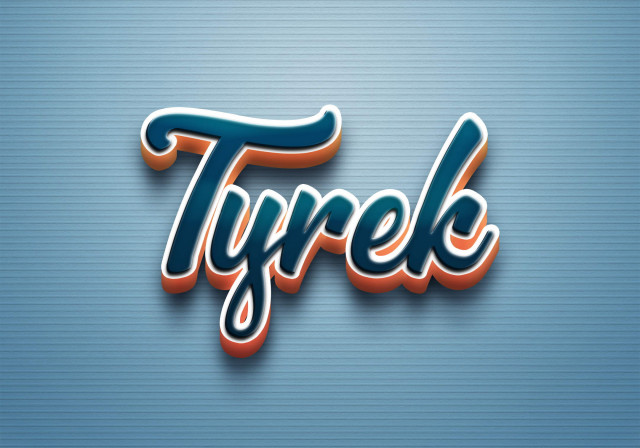 Free photo of Cursive Name DP: Tyrek