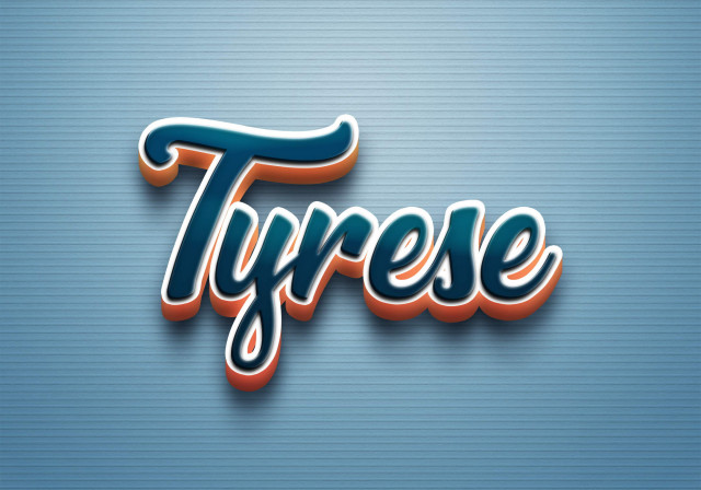 Free photo of Cursive Name DP: Tyrese