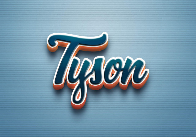 Free photo of Cursive Name DP: Tyson