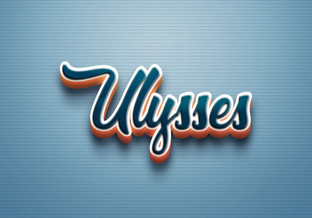 Free photo of Cursive Name DP: Ulysses