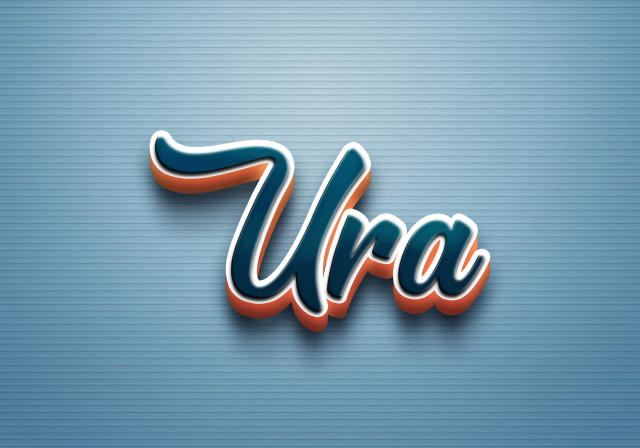 Free photo of Cursive Name DP: Ura