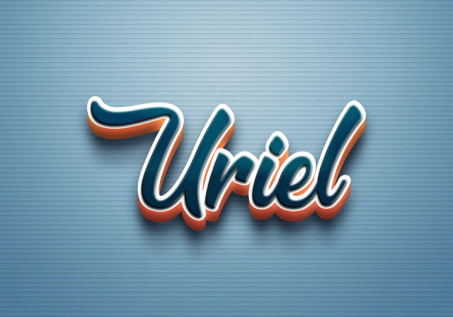 Free photo of Cursive Name DP: Uriel