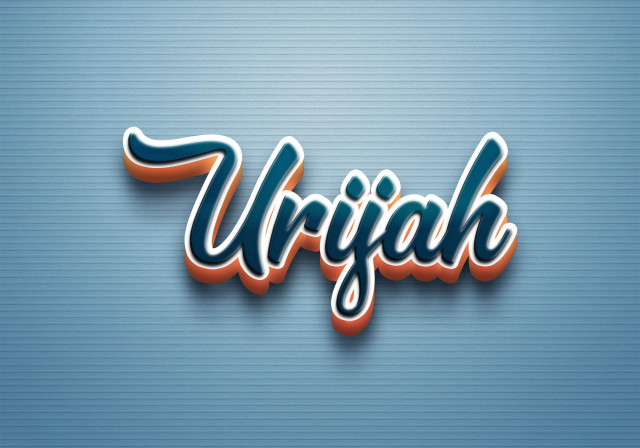 Free photo of Cursive Name DP: Urijah