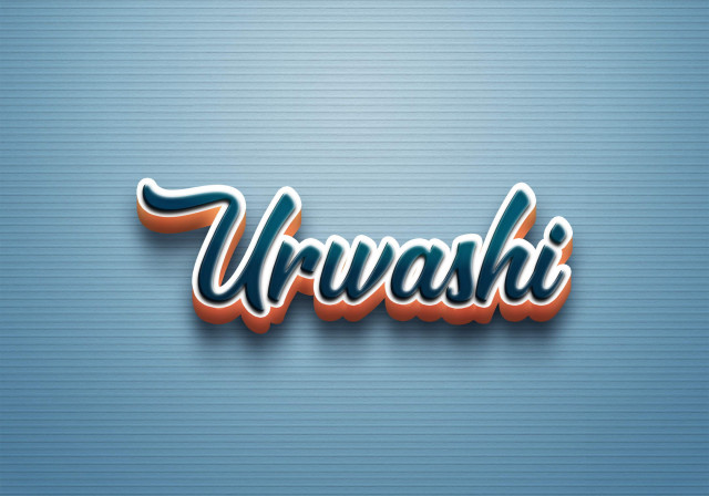 Free photo of Cursive Name DP: Urwashi