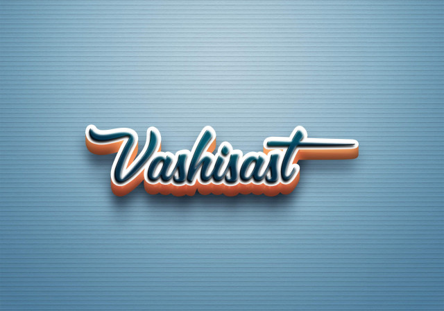 Free photo of Cursive Name DP: Vashisast