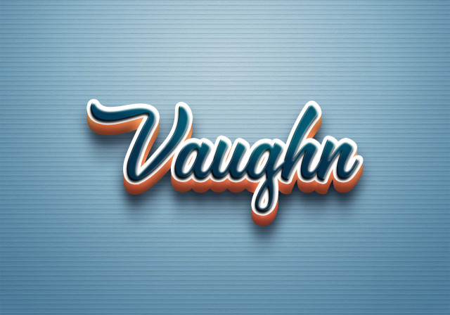 Free photo of Cursive Name DP: Vaughn