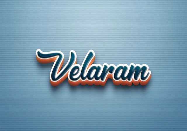 Free photo of Cursive Name DP: Velaram