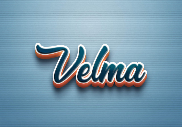 Free photo of Cursive Name DP: Velma