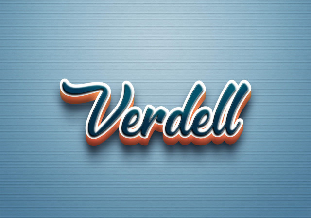 Free photo of Cursive Name DP: Verdell