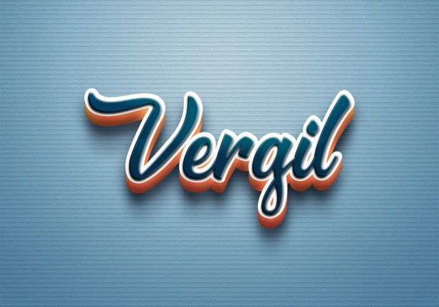 Free photo of Cursive Name DP: Vergil