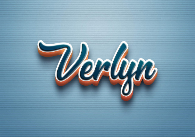 Free photo of Cursive Name DP: Verlyn