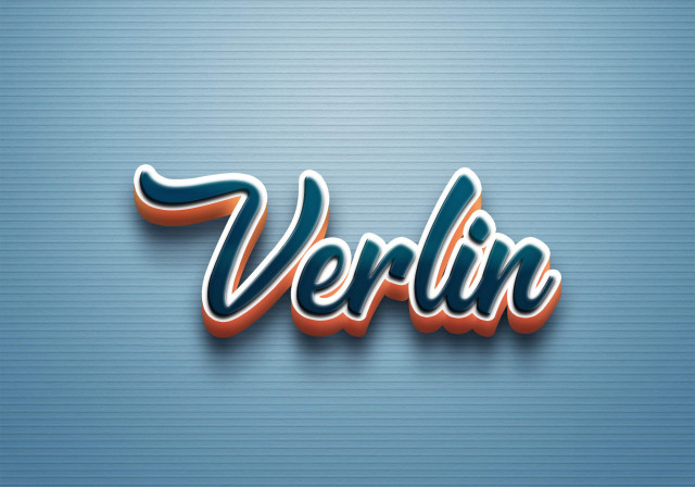 Free photo of Cursive Name DP: Verlin