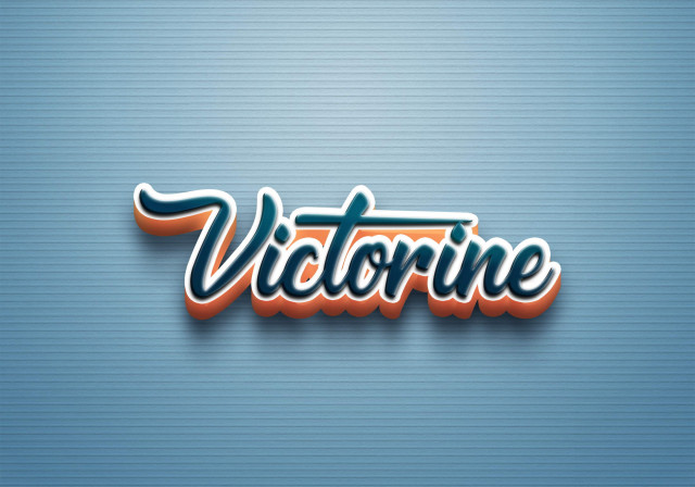 Free photo of Cursive Name DP: Victorine