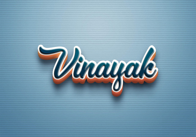 Free photo of Cursive Name DP: Vinayak