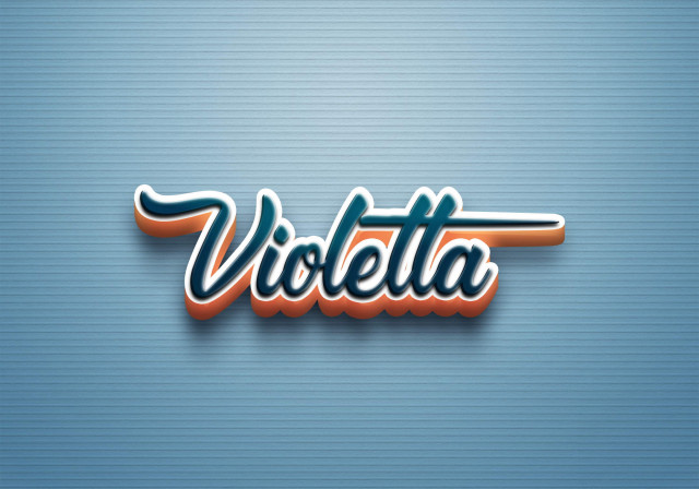 Free photo of Cursive Name DP: Violetta