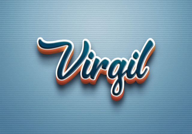 Free photo of Cursive Name DP: Virgil