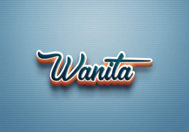 Free photo of Cursive Name DP: Wanita