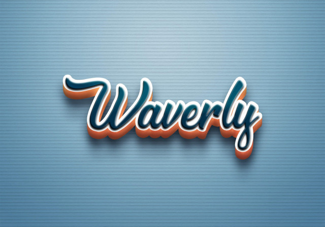 Free photo of Cursive Name DP: Waverly