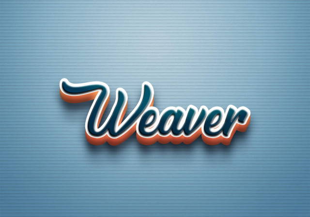 Free photo of Cursive Name DP: Weaver