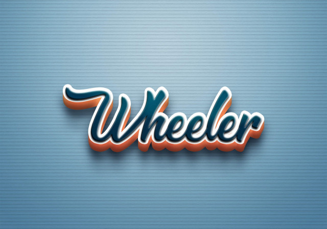 Free photo of Cursive Name DP: Wheeler