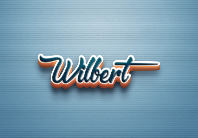 Free photo of Cursive Name DP: Wilbert