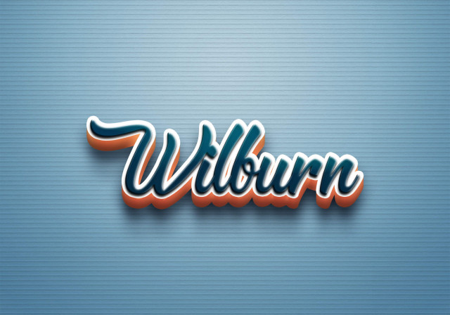 Free photo of Cursive Name DP: Wilburn