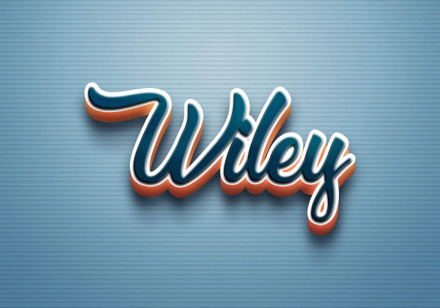 Free photo of Cursive Name DP: Wiley