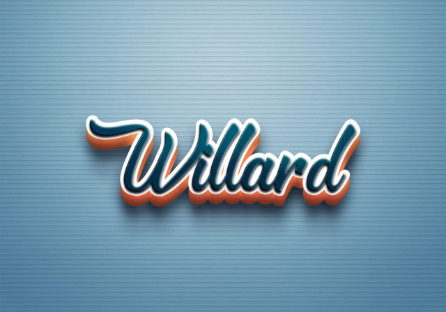 Free photo of Cursive Name DP: Willard