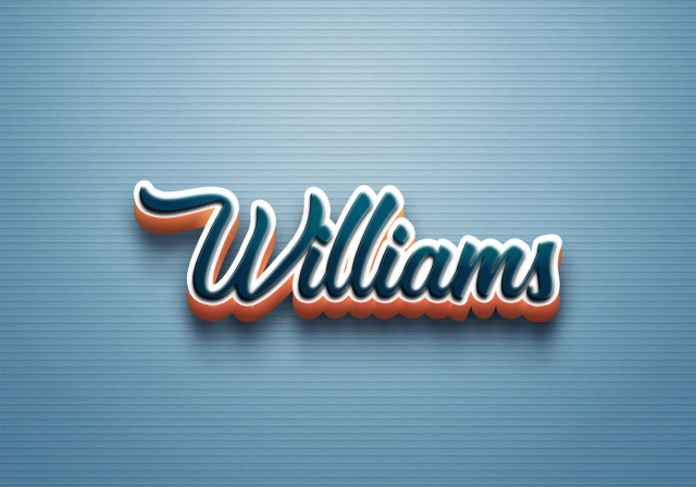 Free photo of Cursive Name DP: Williams