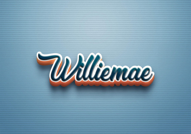 Free photo of Cursive Name DP: Williemae