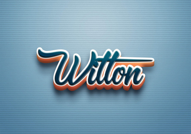 Free photo of Cursive Name DP: Wilton