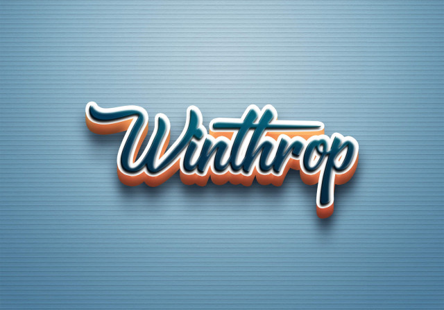 Free photo of Cursive Name DP: Winthrop