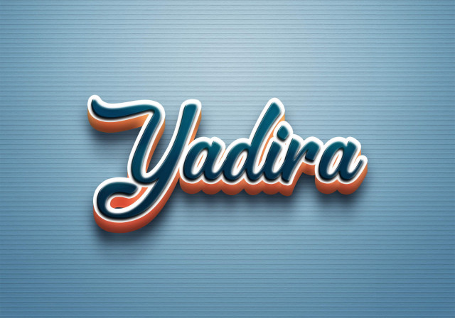 Free photo of Cursive Name DP: Yadira