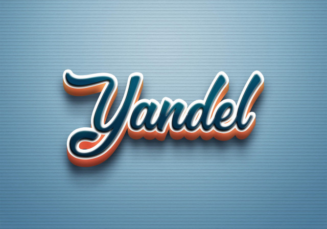 Free photo of Cursive Name DP: Yandel