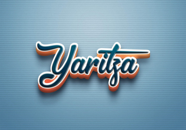 Free photo of Cursive Name DP: Yaritza