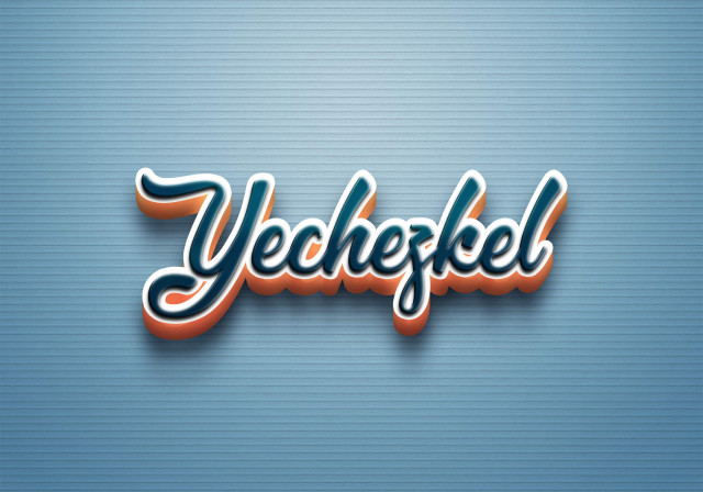 Free photo of Cursive Name DP: Yechezkel