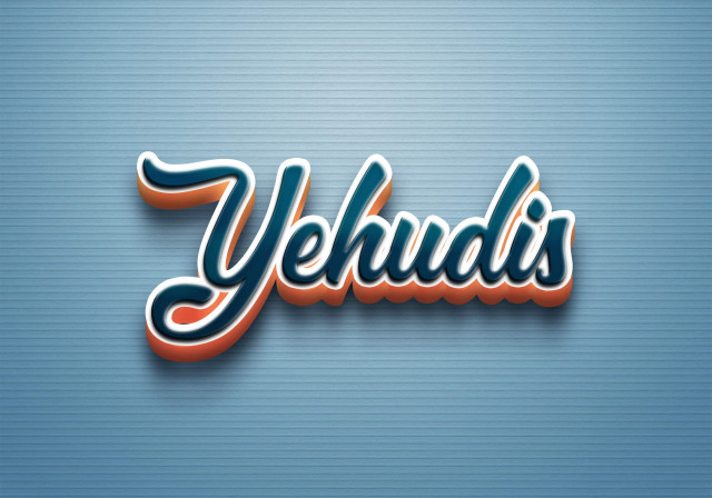 Free photo of Cursive Name DP: Yehudis