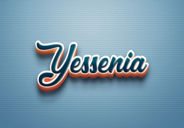 Free photo of Cursive Name DP: Yessenia