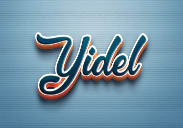 Free photo of Cursive Name DP: Yidel